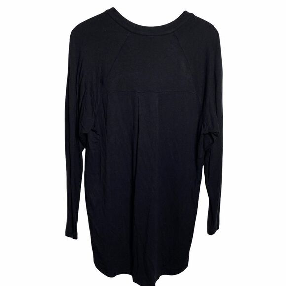 Cabi Womens Gala Sweatshirt Size Small Black Long Sleeve V-Neck - Picture 6 of 8